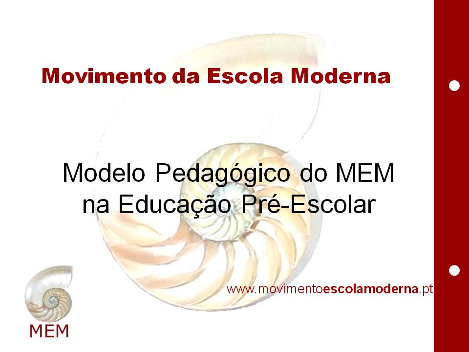 Modelo Pedagógico Do Mem Movimento Da Escola Moderna 