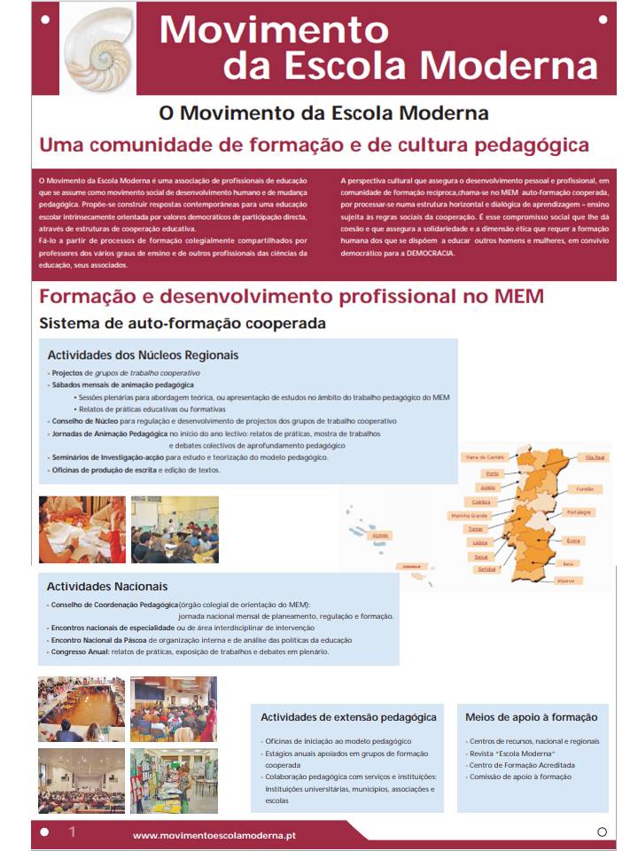Quem Somos Movimento Da Escola Moderna 